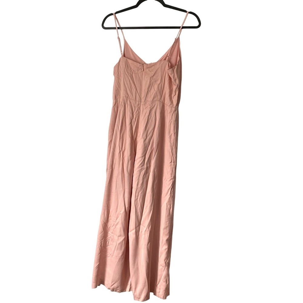 Tie Front Jumpsuit Pink Flowy Doll By Dress And Dwell Size Small - Picture 2 of 6